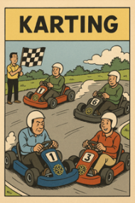 Karting: samen met Rotaract en Inbound